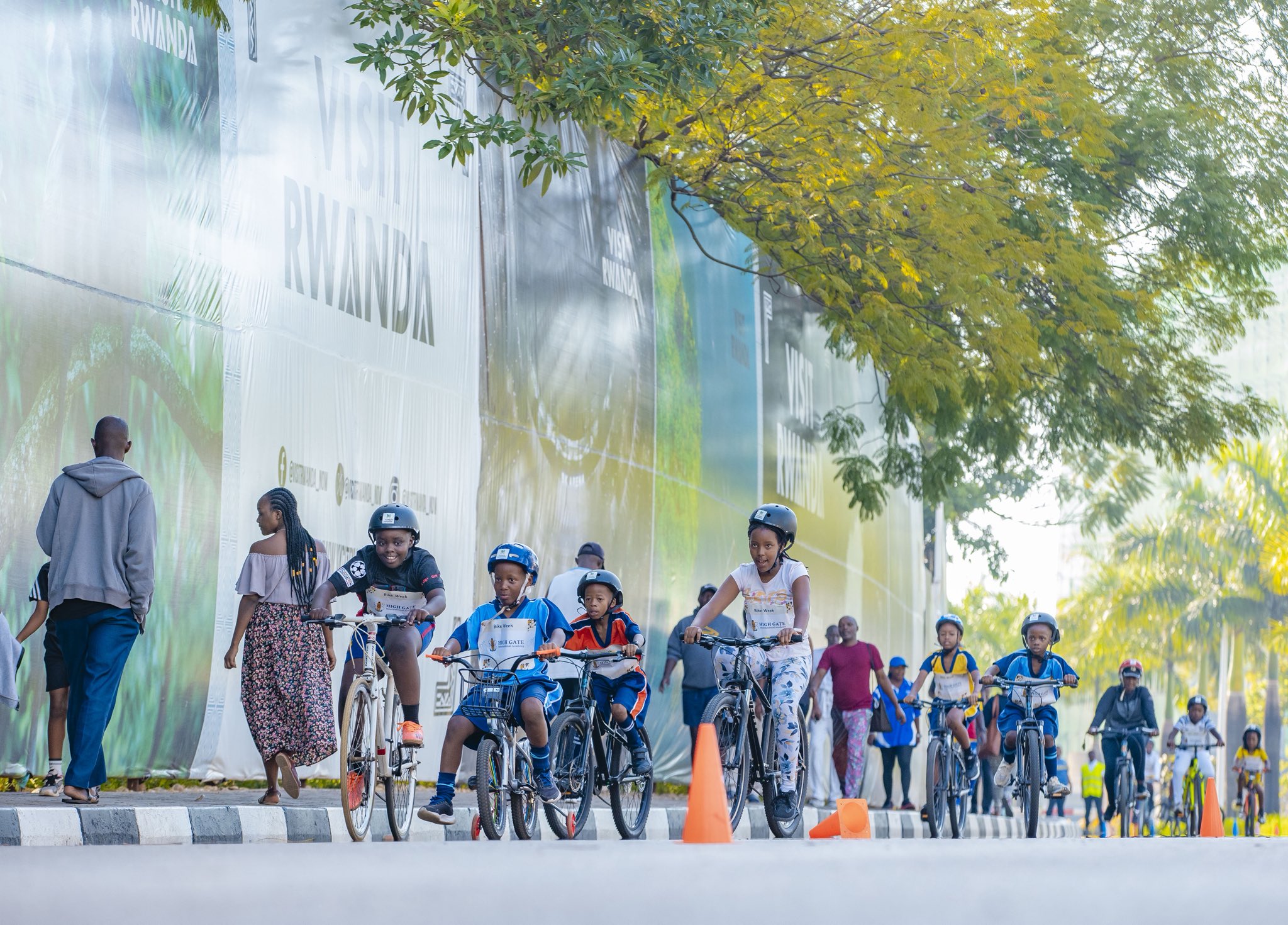 Abana bitabira Car Free Day bakomeza kwiyongera