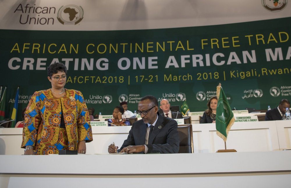 U Rwanda rwashyize umukono ndetse runemeza burundu AfCFTA ku ikubitiro