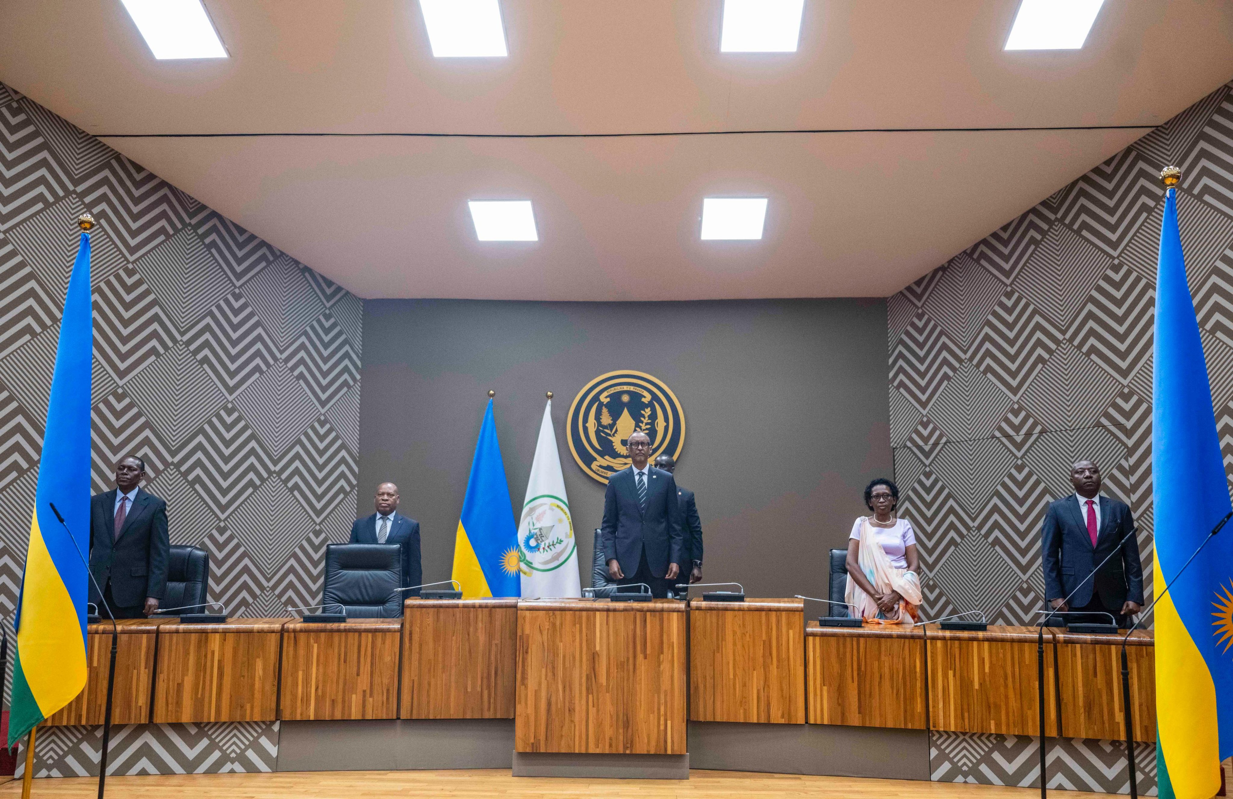 Perezida Kagame yakiriye indahiro z'abagize Guverinoma bashya kuri uyu wa 19 Kanama 2024