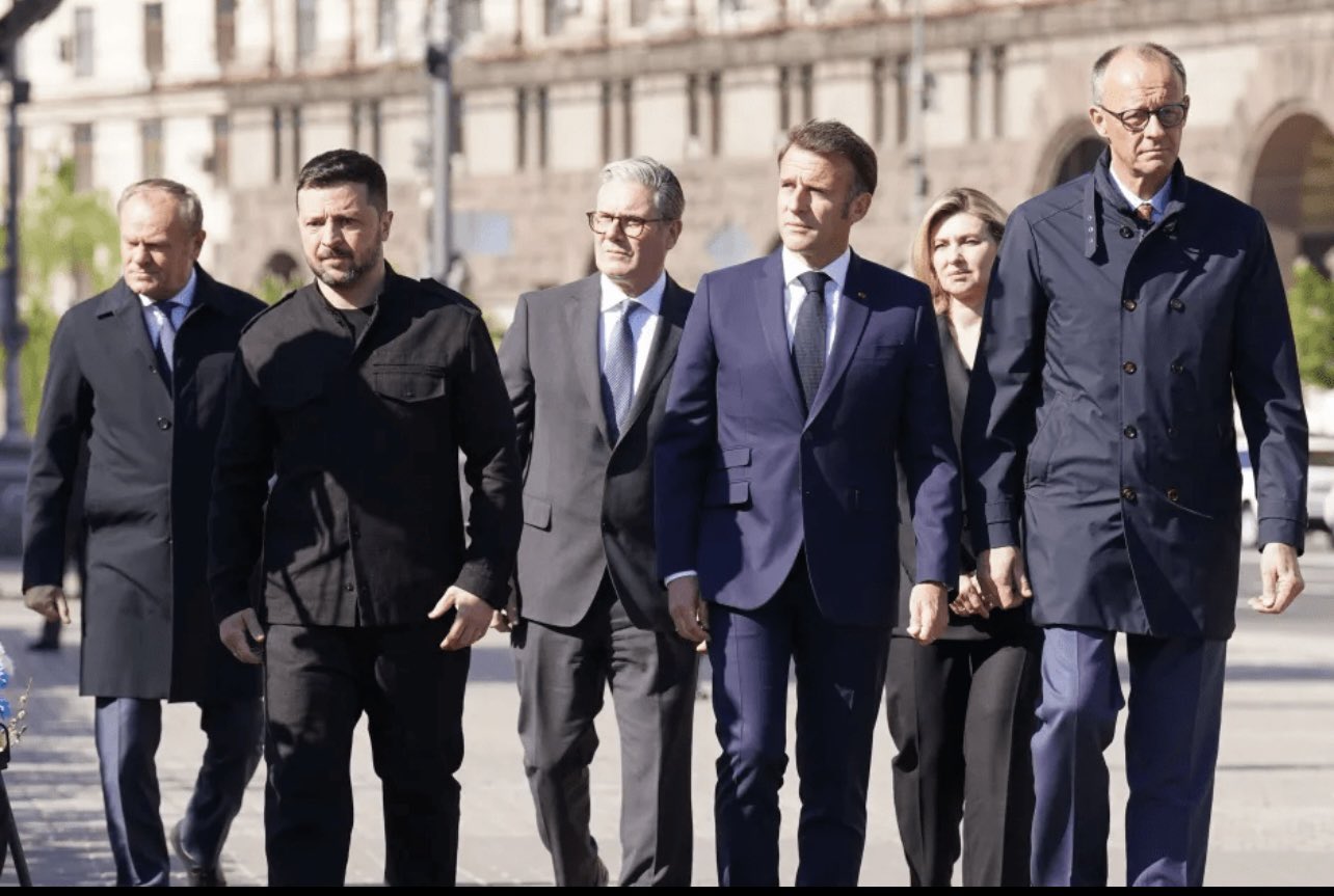 Abayobozi b'i Burayi bacyereye guherekeza Zelenskyy muri Whitehouse
