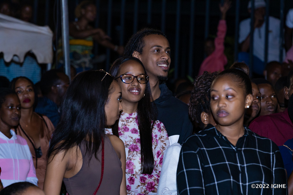 Miss Nishimwe Naomie bari gukundana bari bitabiriye iki gitaramo