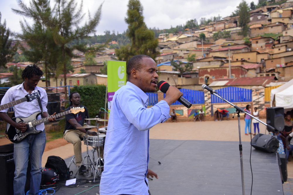 Hakizimana Jean Damascène, umwe mu bitabiriye irushanwa