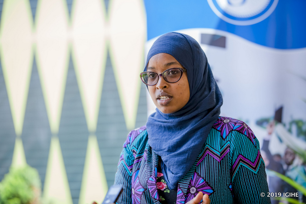 Umunya-Kenya Halima Mohamed aganira na IGIHE