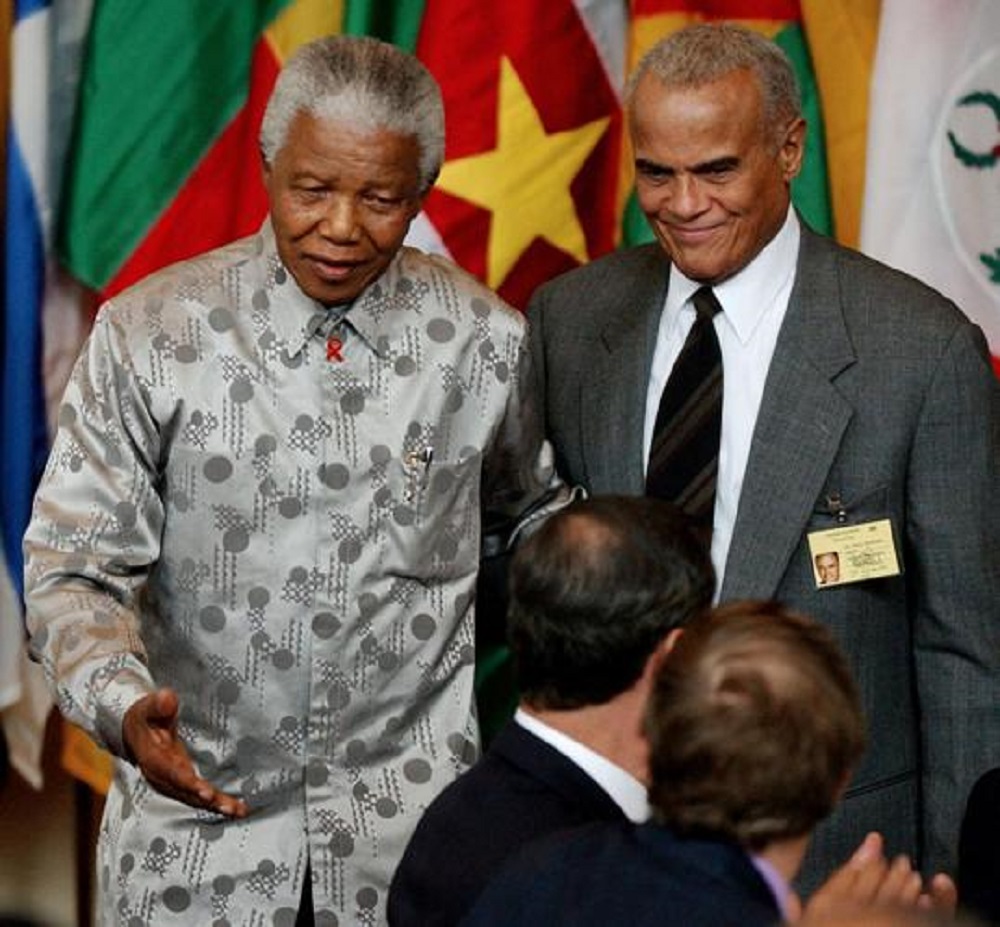 Harry Belafonte yari inshuti ikomeye cyane ya Nelson Mandela