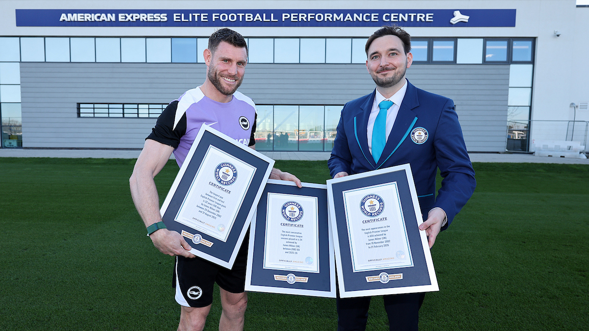 James Milner yashyikirijwe ibihembo bye bya ‘Guinness des records’