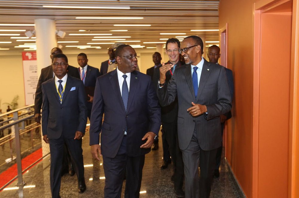 Perezida Macky Sall na Kagame i Kigali
