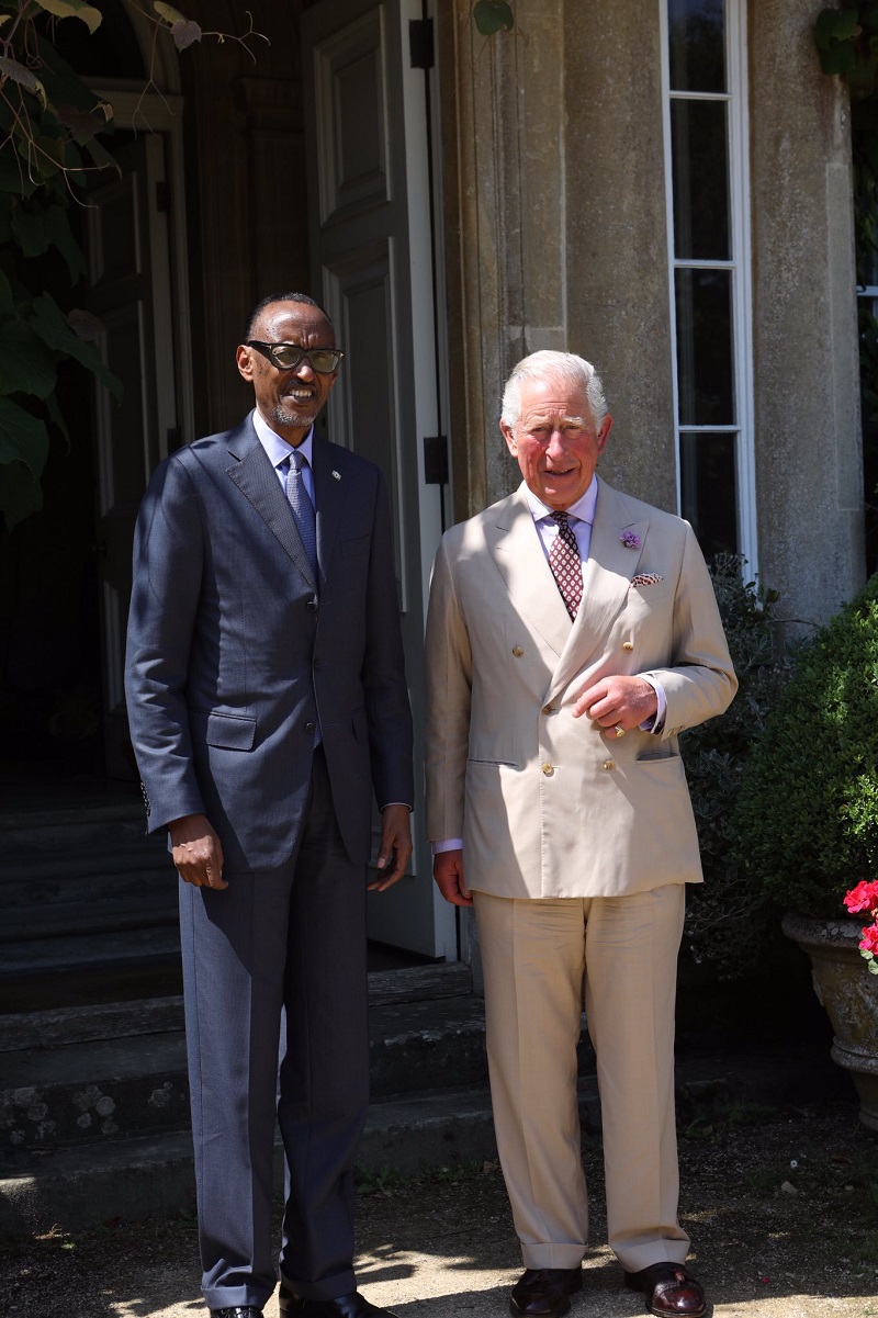 Umwaka ushize Perezida Kagame yaganiriye n’Igikomangoma Charles ku nama ya CHOGM izabera i Kigali