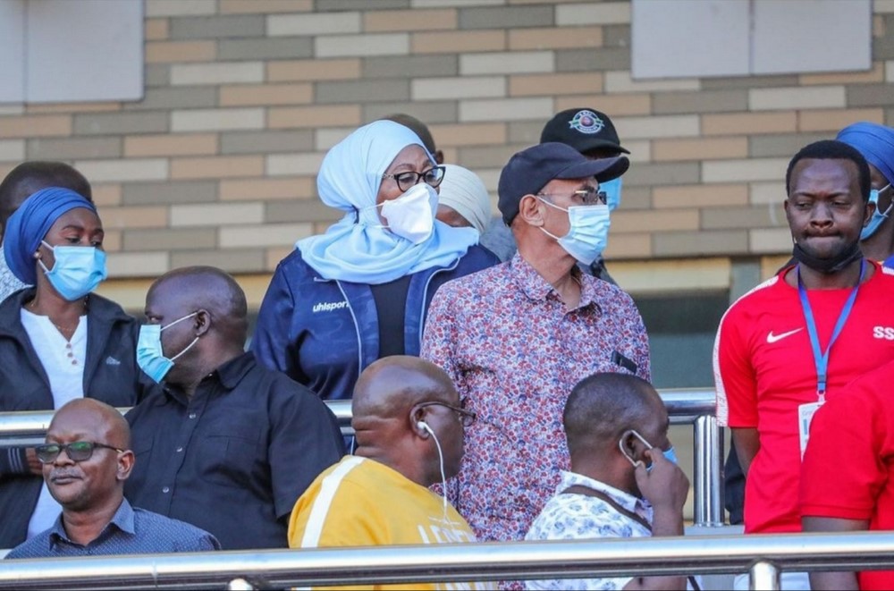 Perezida Samia Suluhu Hassan yari yitabiriye uyu mukino