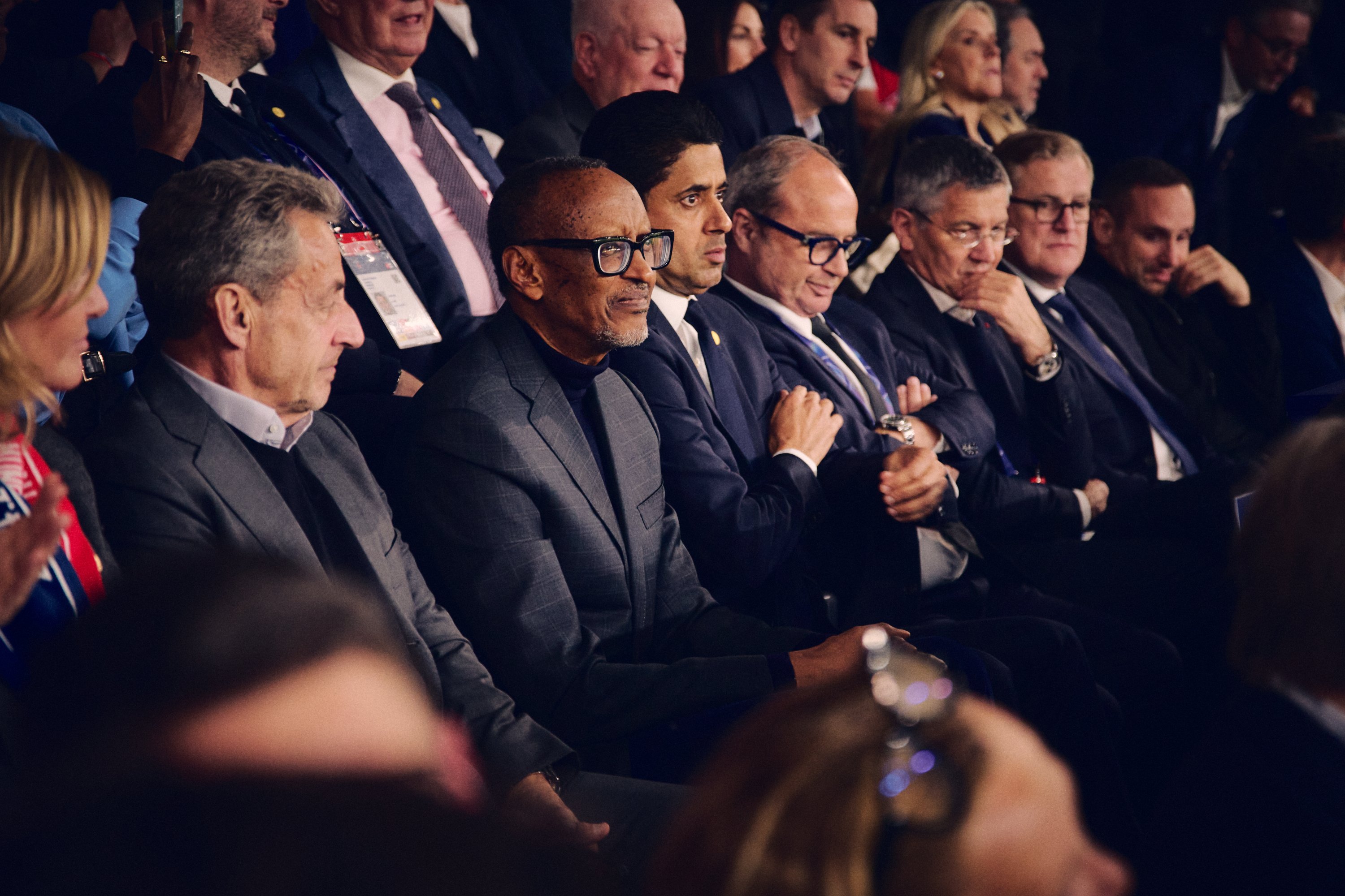 Perezida Kagame yitabiriye umukino Paris Saint-Germain yatsinzemo Bayern Munich