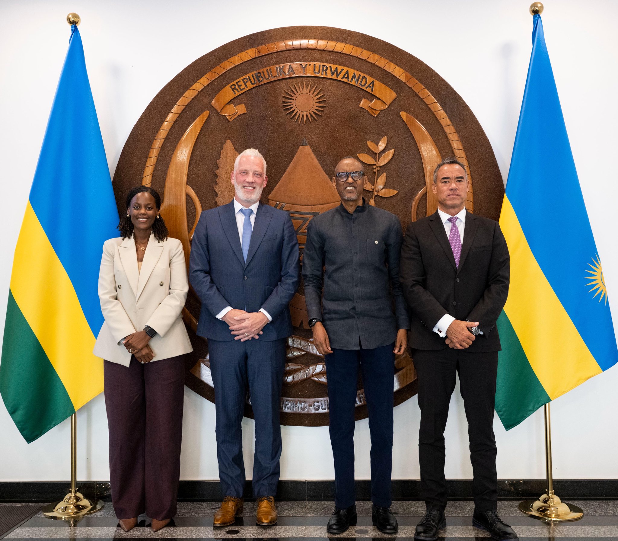 Perezida Kagame yakiriye abayobozi ba Wood Foundation iteza imbere ubuhinzi bw'u Rwanda