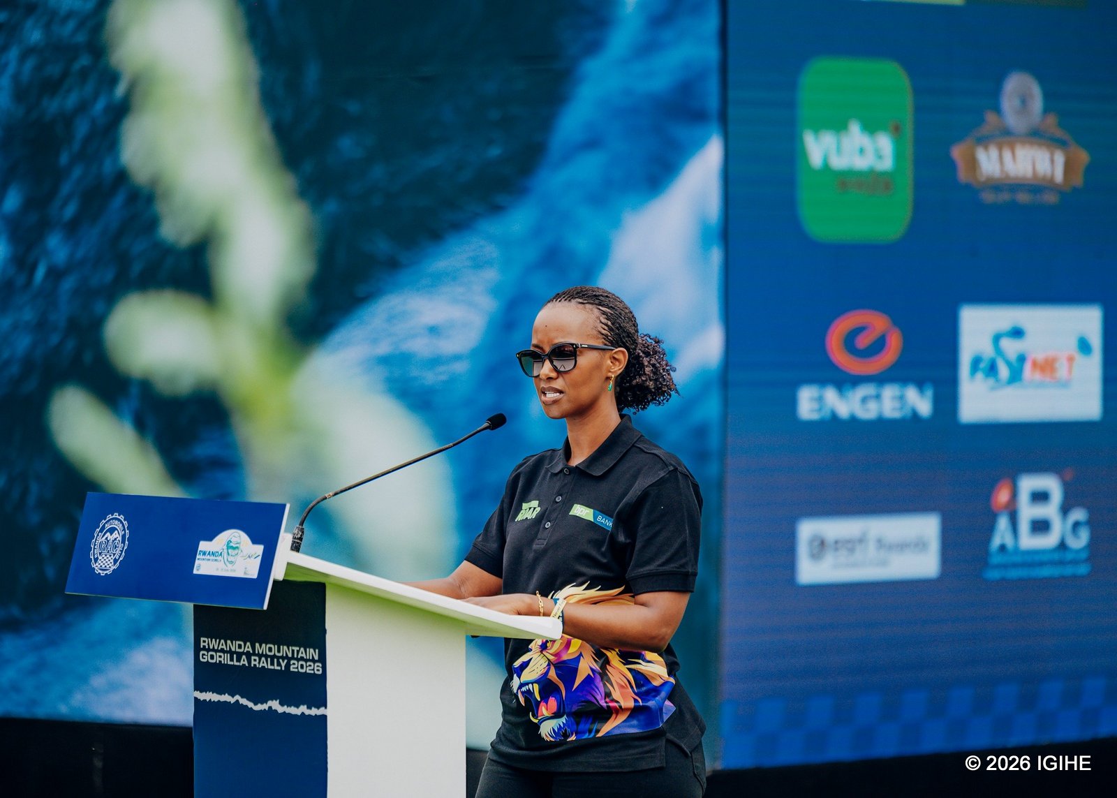 Umuyobozi Mukuru wa BPR Bank Rwanda Plc, Patience Mutesi, yaganirije abakunzi b'amasiganwa y'imodoka