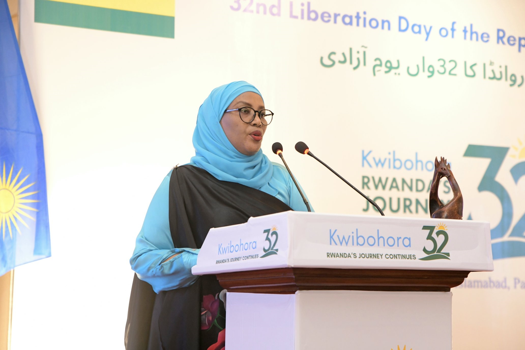 Amb. Harerimana yashimiye Leta ya Pakistan ku musanzu wayo w’ingenzi mu kugera ku musaruro w’amahoro hagati ya Iran na Amerika