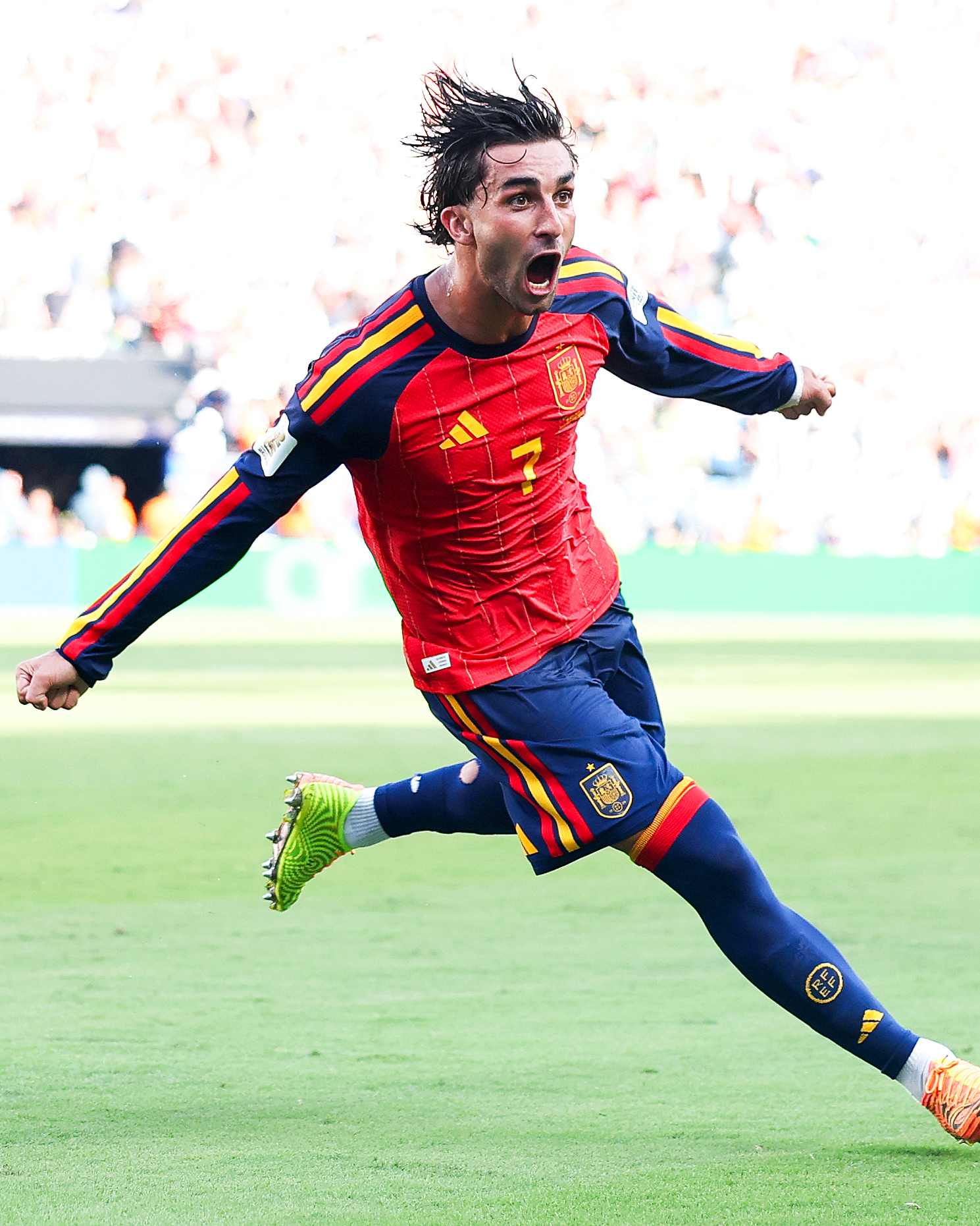 Ferran Torres yishimira igitego
