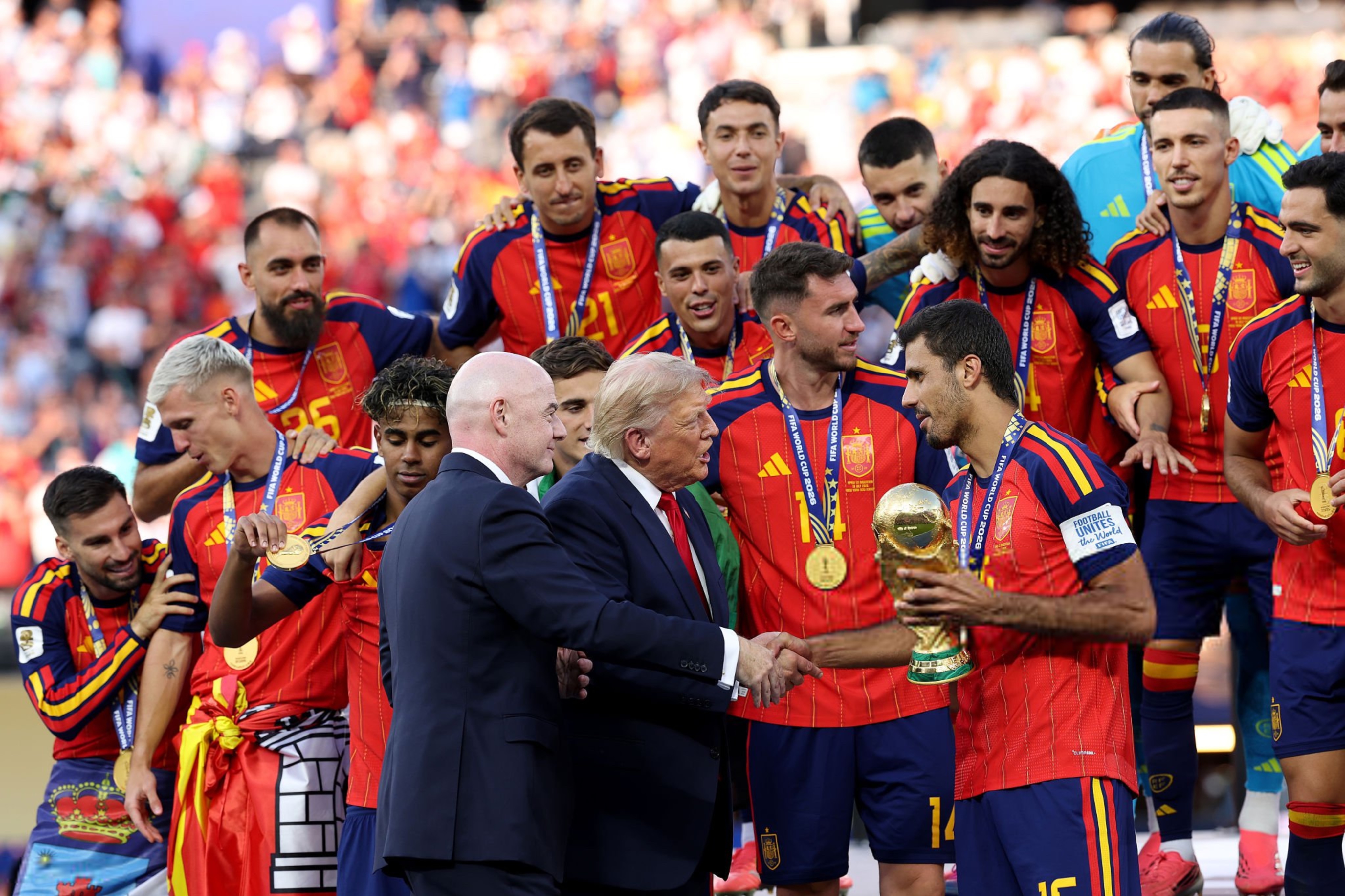 Perezida Trump ni we wahaye Igikombe Espagne