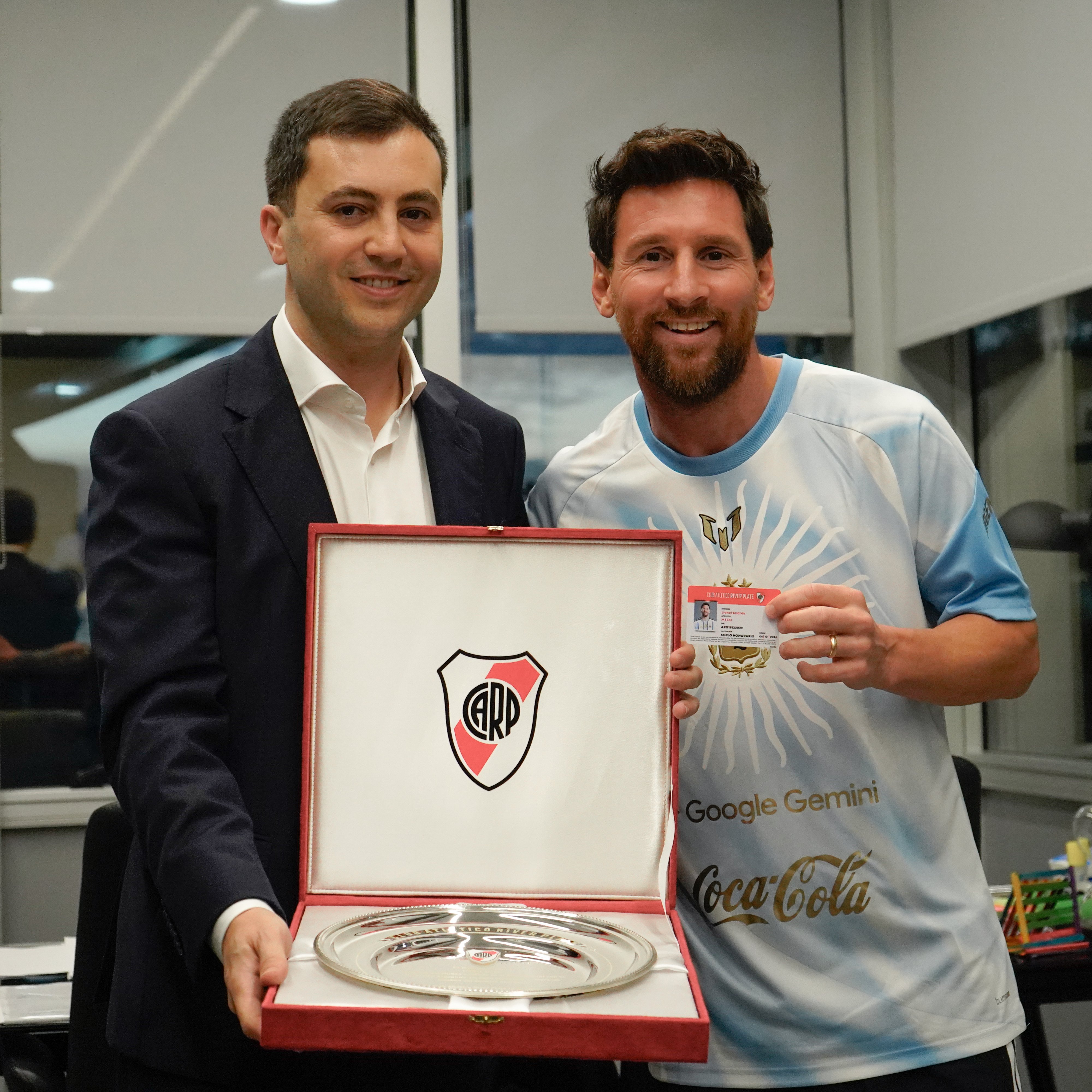 Messi yashimiwe iminsi 10 yamaze muri River Plate