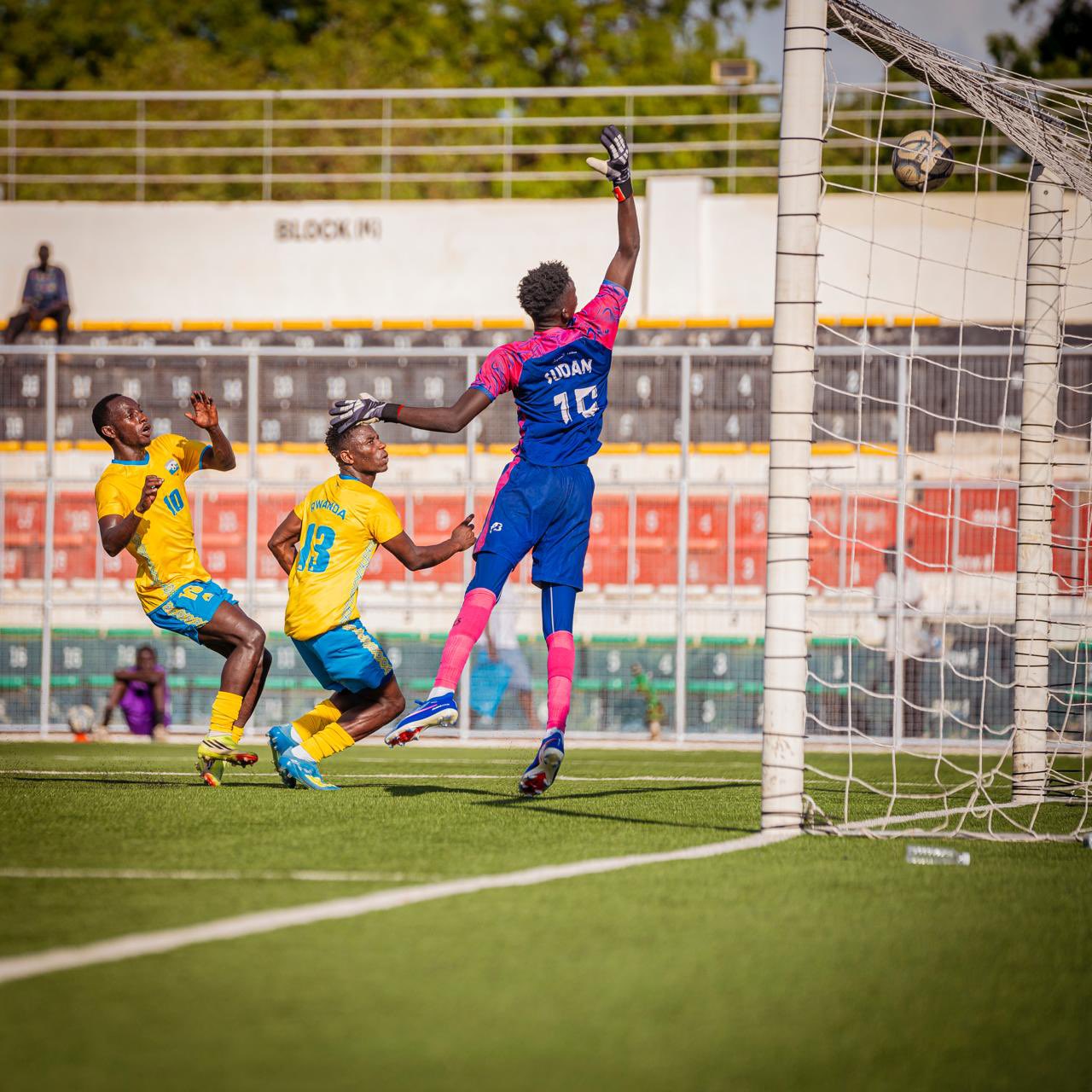 Sudani U23 yarokotse igitego u Rwanda rwari rugiye gutsinda ariko umupira ugakubita umutambiko w'izamu