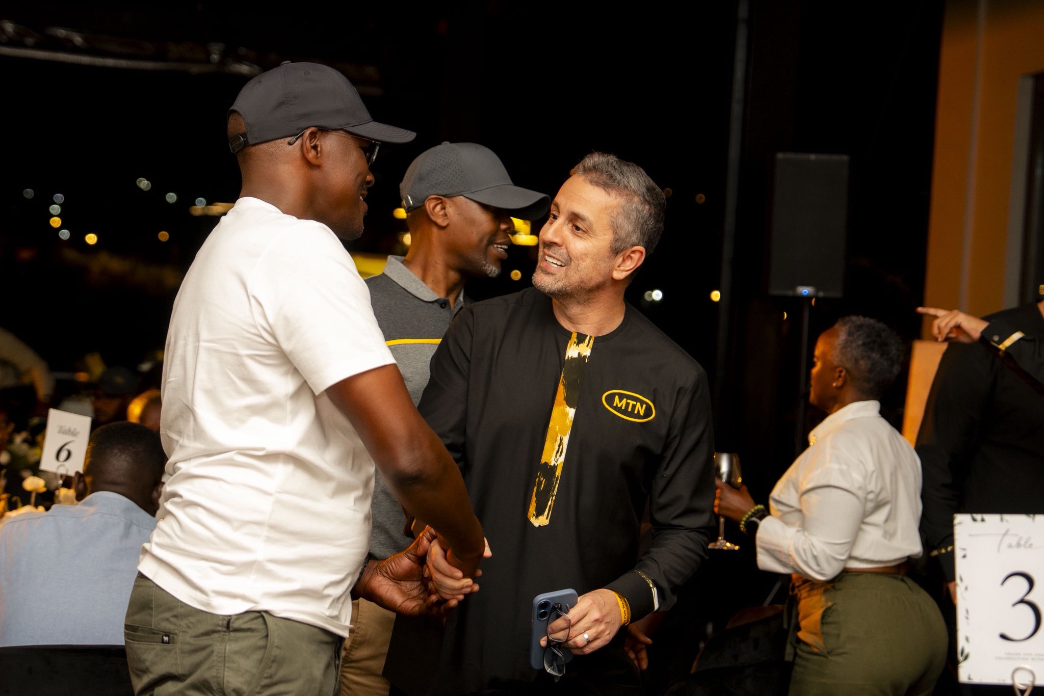 Umuyobozi Mukuru wa MTN Rwanda, Monzer Ali, yari mu muhango wo gutanga ibihembo