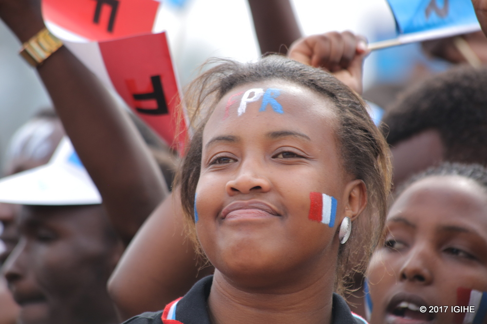 Uyu mukobwa umaze kuba inkoramutima mu bikorwa byo kwamamaza Kagame yongeye no kwitabira i Musanze