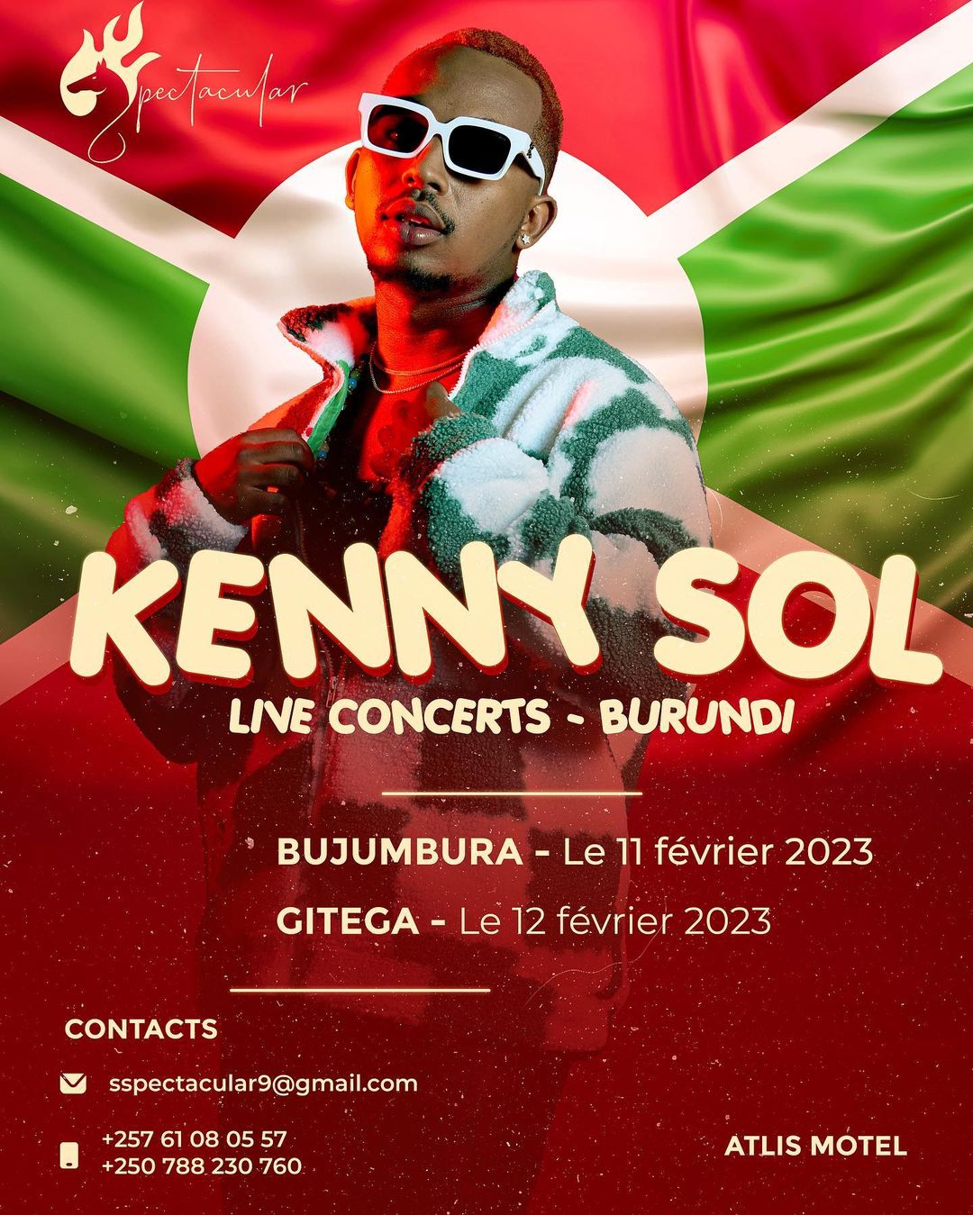 Kenny Sol afite ibitaramo bibiri i Burundi