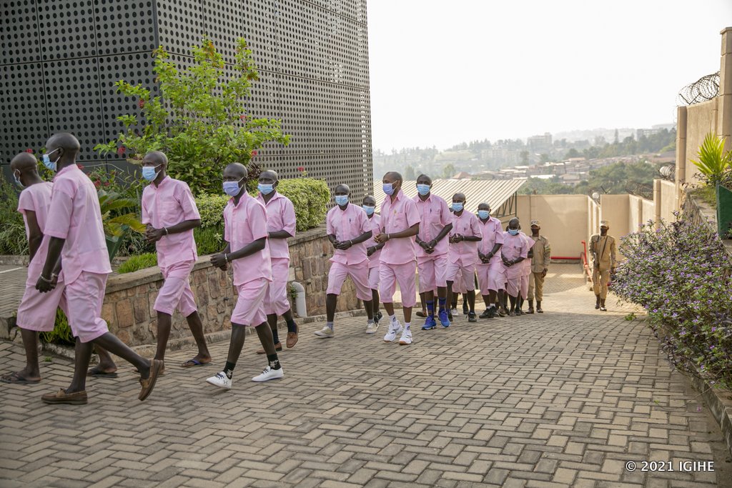 Ubwo abaregwa bageraga ku rukiko