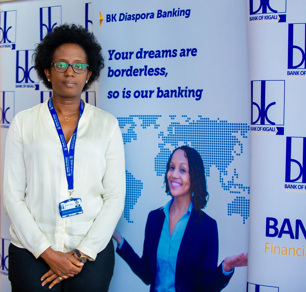 Umuyobozi Mukuru wa Banki ya Kigali, Dr Diane Karusisi yavuze ko ubu Umunyarwanda utuye hanze yoroherwa no kwaka inguzanyo no kugura imigabane ku Isoko ry’Imari n’Imigabane ry’u Rwanda