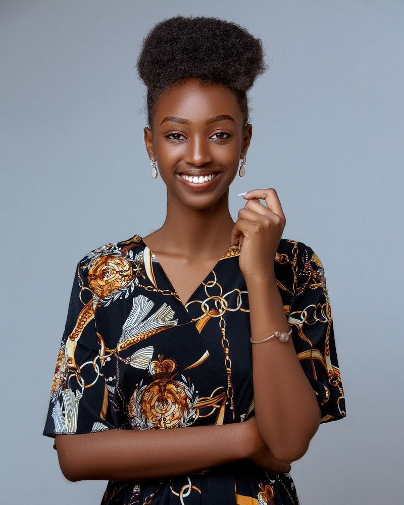 Uwimana ari mu bakobwa bishimiye impinduka zabaye muri Miss Rwanda uyu mwaka / Ifoto: Muhizi Serge - IGIHE
