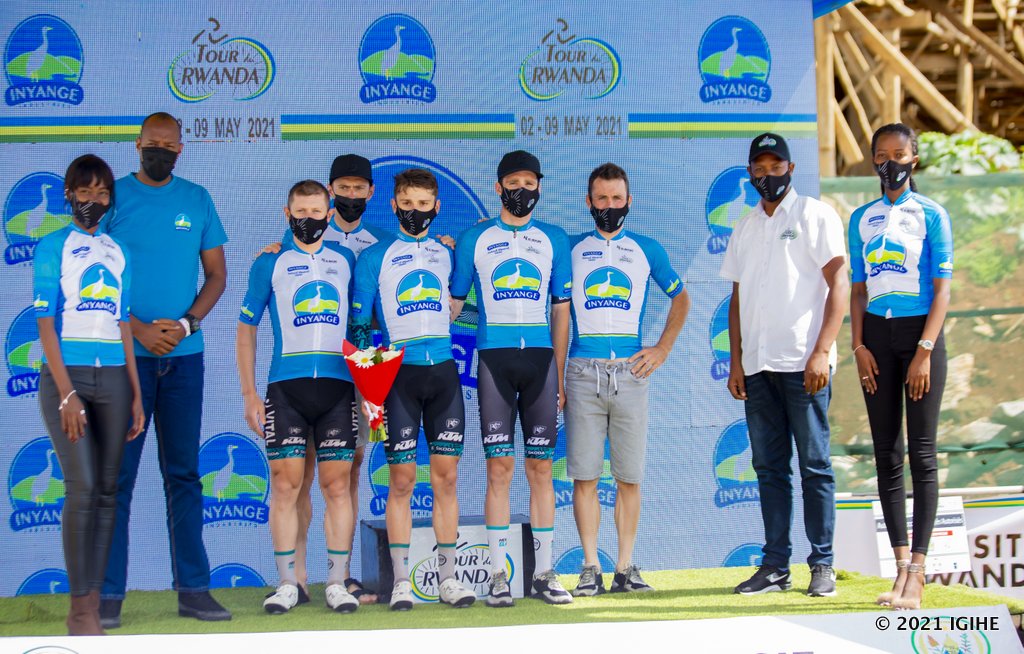 Inyange Industries ni yo ihemba ikipe yitwaye neza kuri buri gace ka Tour du Rwanda