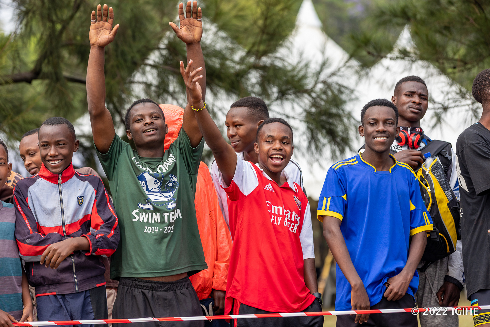 Abanyarwanda bari baje gushyigikira iri rushanwa ribaye ku nshuro ya mbere