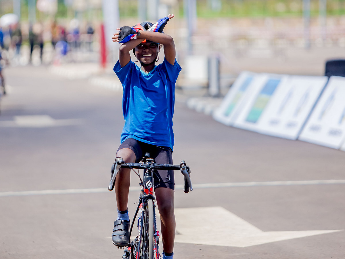 Uwamahoro Françoise wa Ndabaga Women Cycling Team yatsinze amasiganwa 10 yose yakinnye uyu mwaka mu bakobwa batarengeje imyaka 11