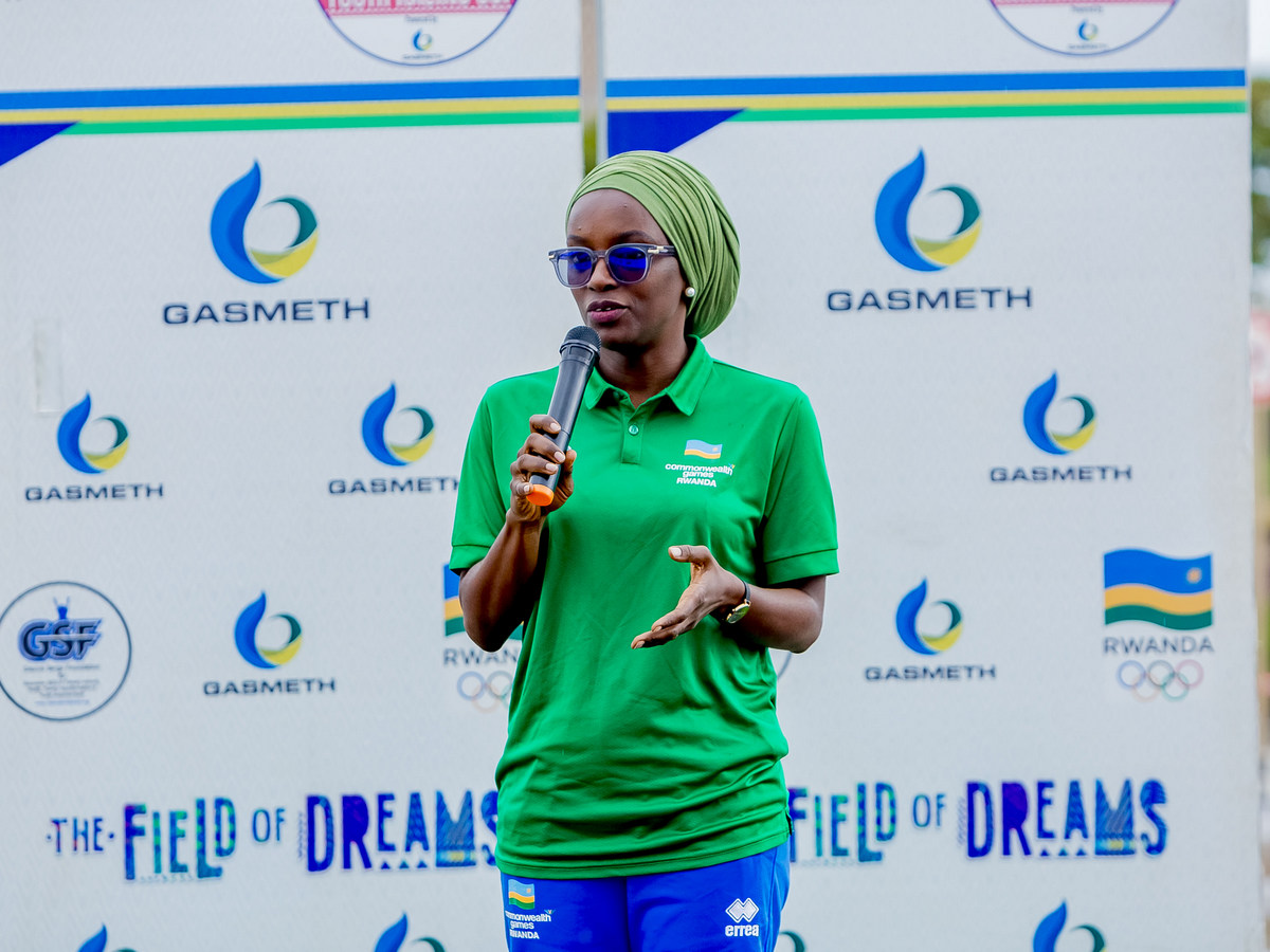 Visi Perezida wa Kabiri wa Komite Olempike y'u Rwanda, Umutoni Salama, yari yitabiriye isozwa ry'uyu mwaka wa gatatu wa "Rwanda Youth Racing Cup 2025"