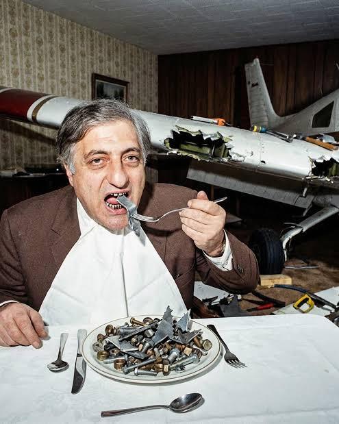 Michel Lotito yariye indege yose arayimara