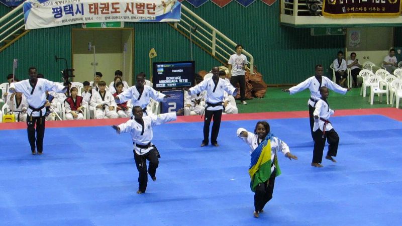 Mu byo barushanwagamo harimo no kwerekana umuco wa buri gihugu binyuze mu mukino wa Taekwondo