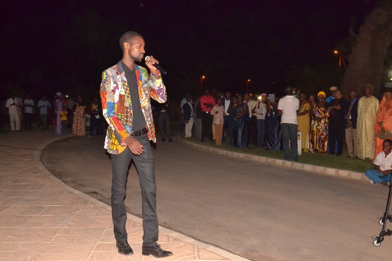 Umuhanzi Habib Thiam ufite ubwenegihugu bw’u Rwanda na Sénégal yasusurukije abitabiriye ibi birori