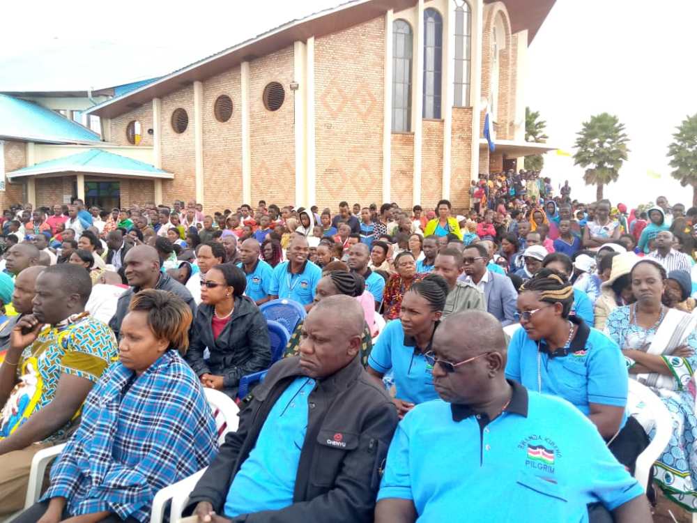 Abasaga ibihumbi 50 ni bo bitabiriye isabukuru y'amabonekerwa ya Kibeho