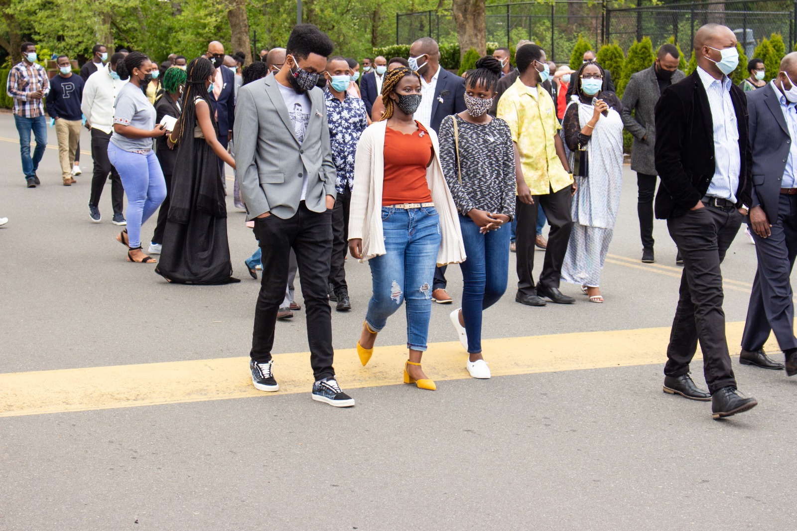 Urugendo rwo kwibuka rwitabiriwe n'abantu batandukanye biganjemo urubyiruko