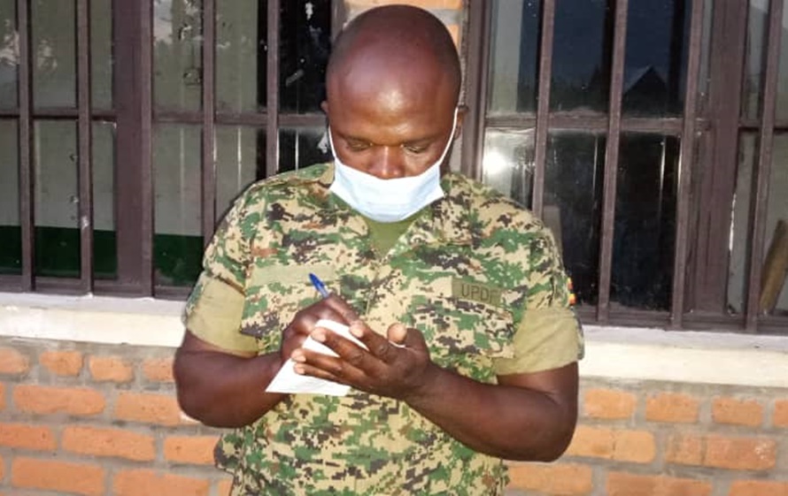 Private Bakuru Muhuba yafatiwe ku butaka bw’u Rwanda ku wa Gatandatu nyuma yo kurenga imbibi z'imipaka y'ibihugu byombi