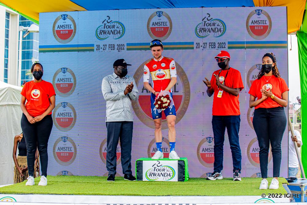 Dujardin Sandy ashimirwa nyuma yo kwegukana agace ka kabiri ka Tour du Rwanda