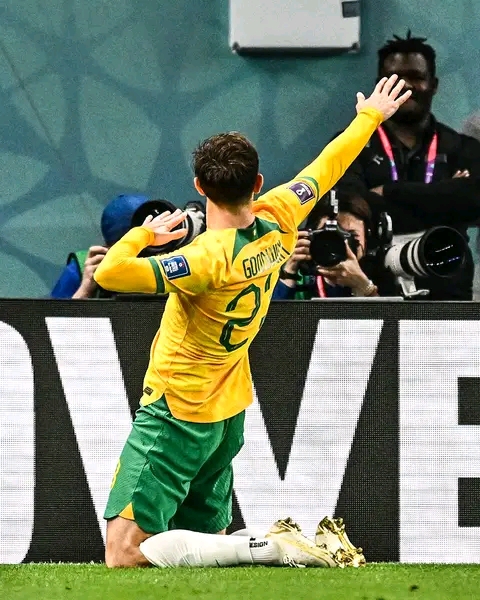 Craig Goodwin yatsinze igitego cya mbere cya Australia