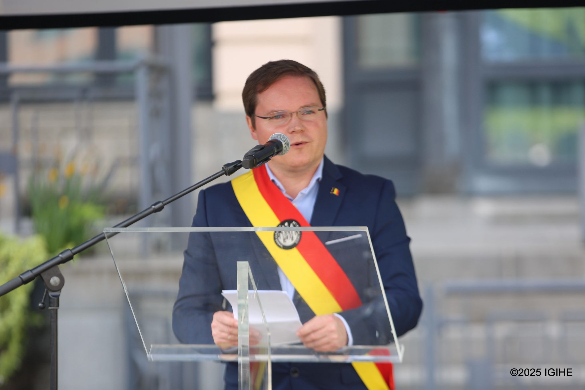 Benoît Malisoux uri mu bayobozi b’uyu mujyi yashimiye cyane abagize uruhare mu gutegura iki gikorwa, ndetse avuga ko Jenoside yakorewe Abatutsi mu 1994 ari amateka atareba Abanyarwanda gusa
