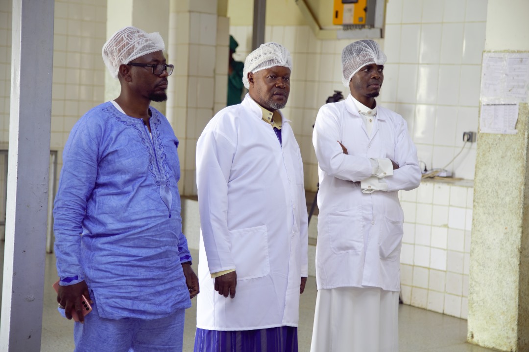 Ubwo Sheikh Sindayigaya Mussa yasuraga ibagiro rya Ntarama mu Karere ka Bugesera