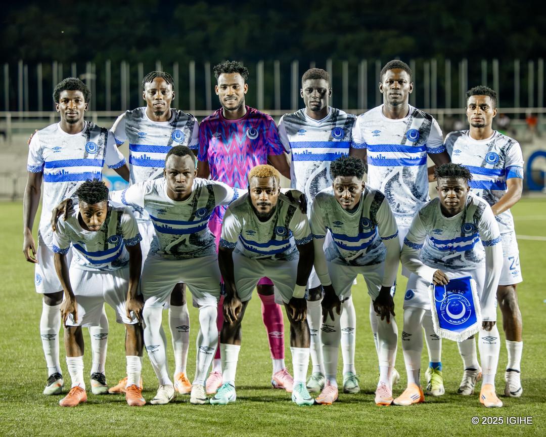 Abakinnyi Al Hilal SC yabanje mu kibuga