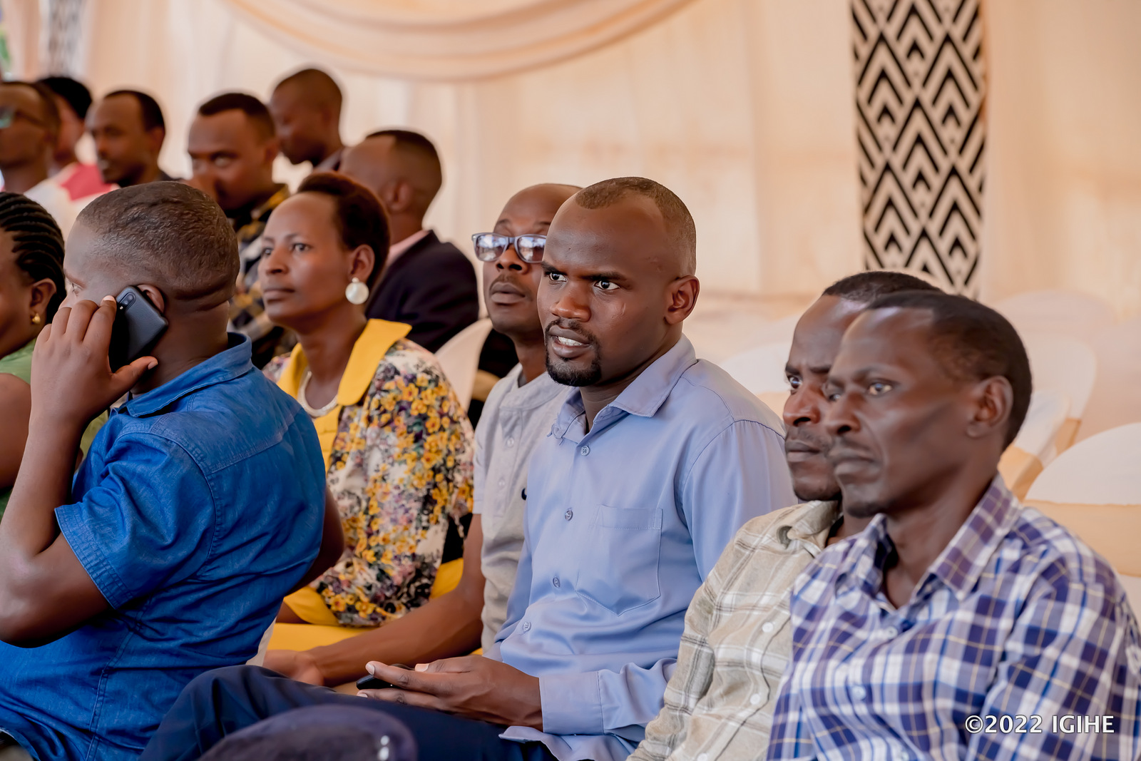 Bamwe mu bize muri EFOTEC bitabiriye igikorwa cya 'Garuka Ushime' cyabaye ku nshuro ya mbere