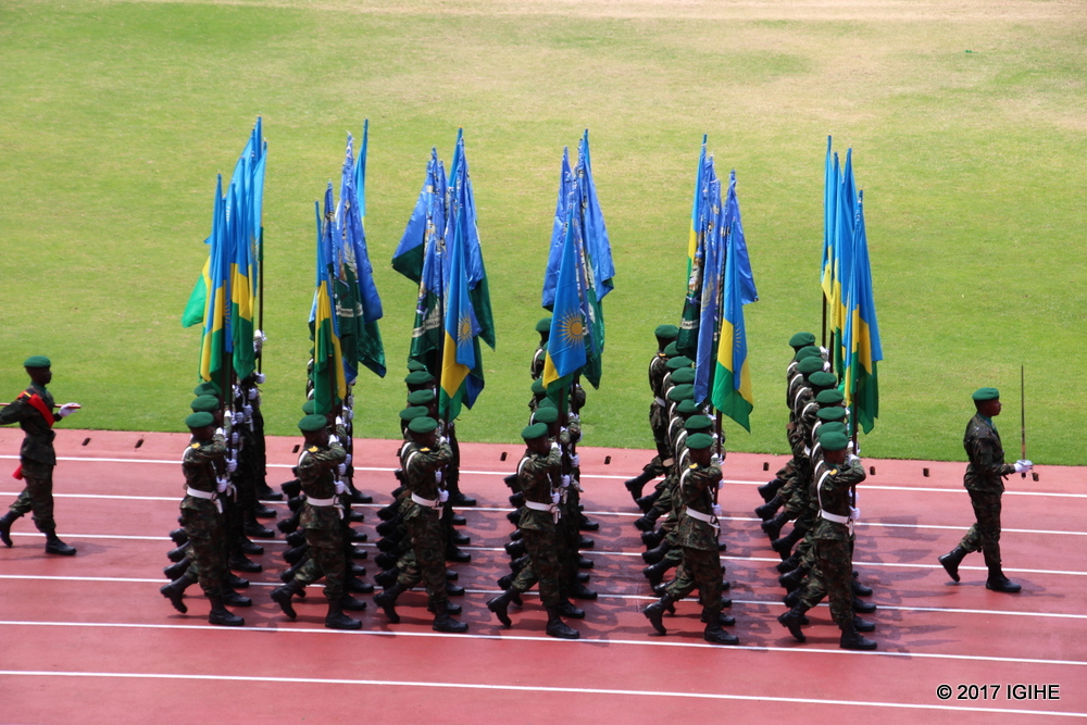 Ibendera u Rwanda rufite ubu ryahanzwe rishingiye ku cyerecyezo gishya cy'igihugu cyo guhuriza hamwe abanyarwanda