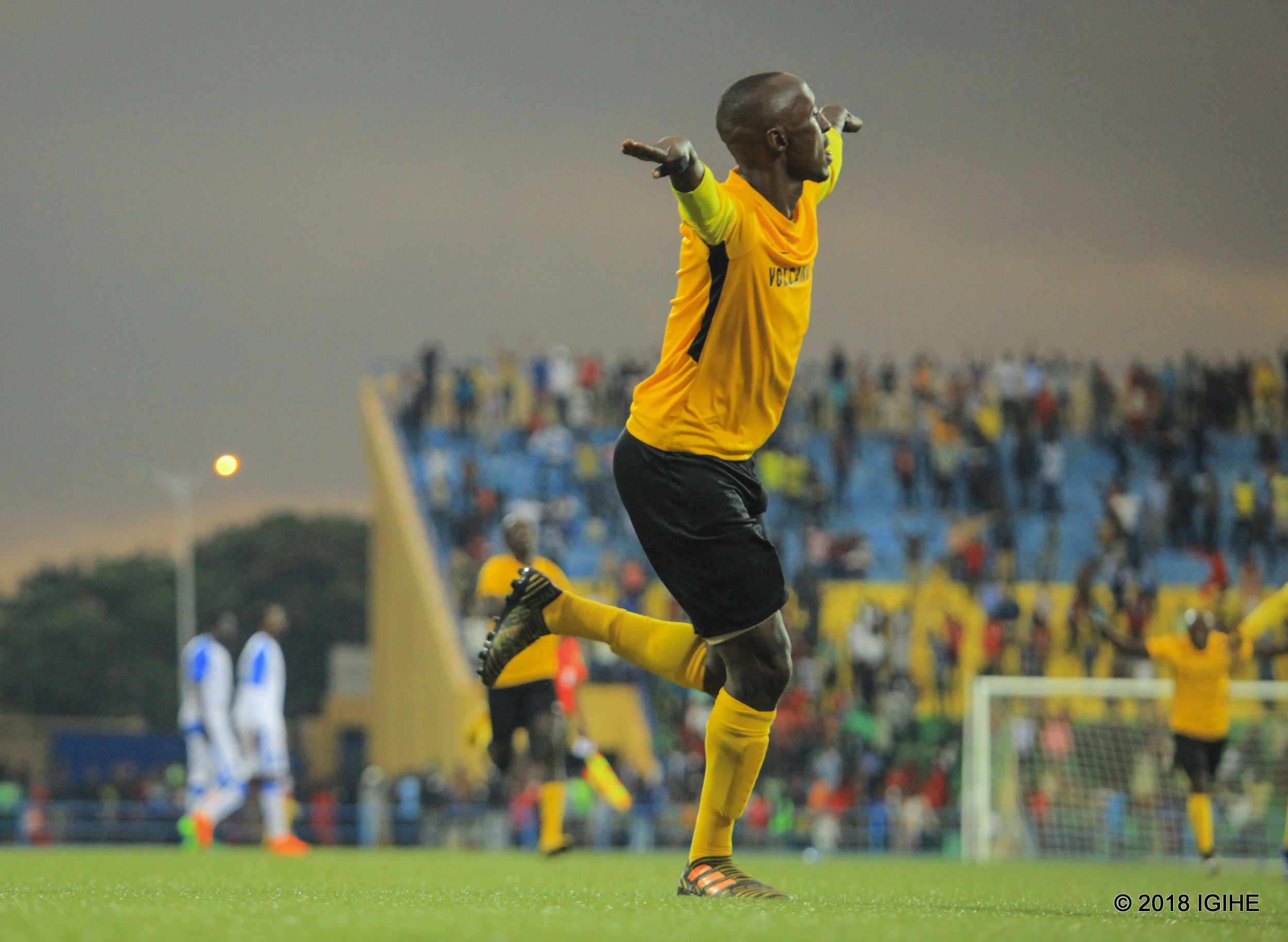 Christophe Ndayishimiye yishimira intsinzi yahesheje ikipe ye kuri penaliti