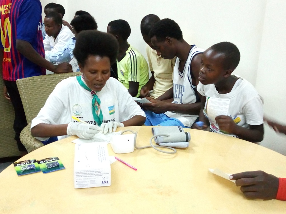 Abitabiriye igikowa cya siporo rusange bapimwe indwara zitandura
