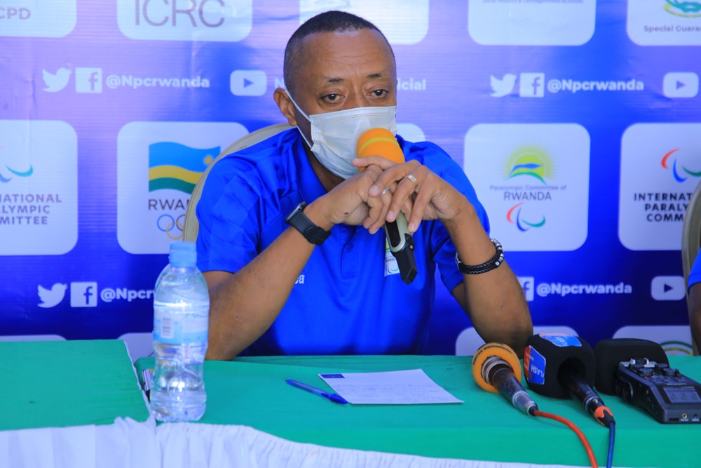 Karasira Eric wari uyoboye itsinda ry'u Rwanda mu Mikino Paralempike ya Tokyo 2020