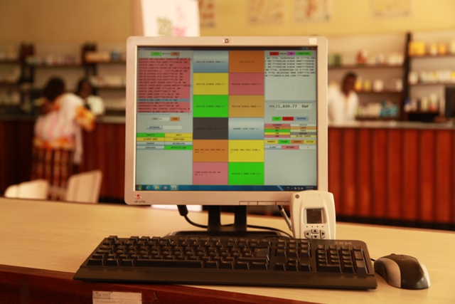 Uko bigaragara muri mudasobwa iyo ukoresha software ya Ishyiga mu icungamutungo (byose biba bikorerwa muri mudasobwa amakuru ku bucuruzi bwawe akabikwa hamwe neza)