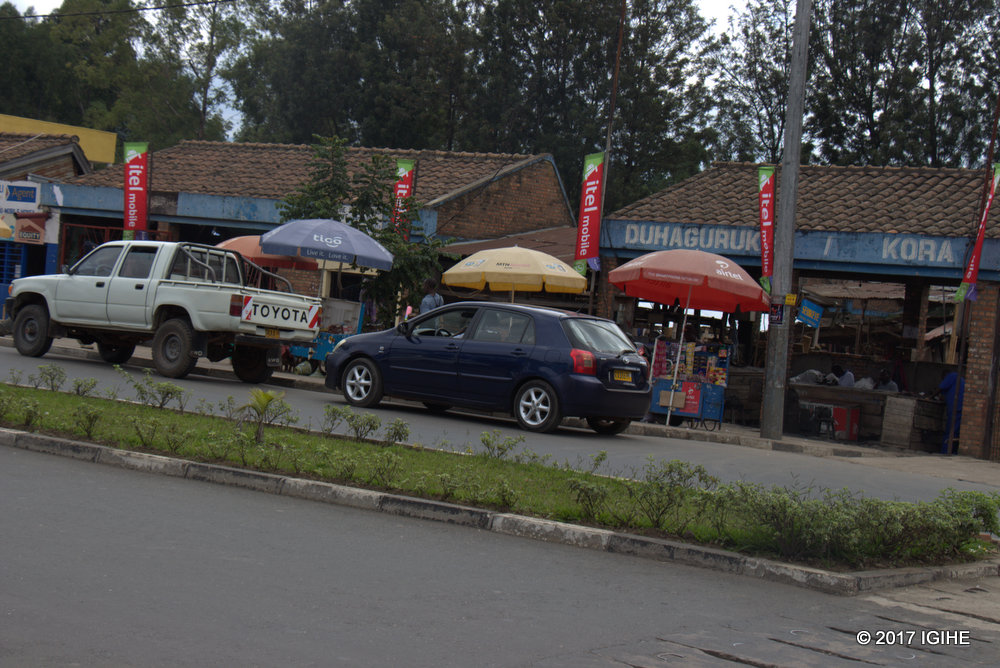 Ahakorerwa ubucuruzi werekeza muri gare ya Musanze