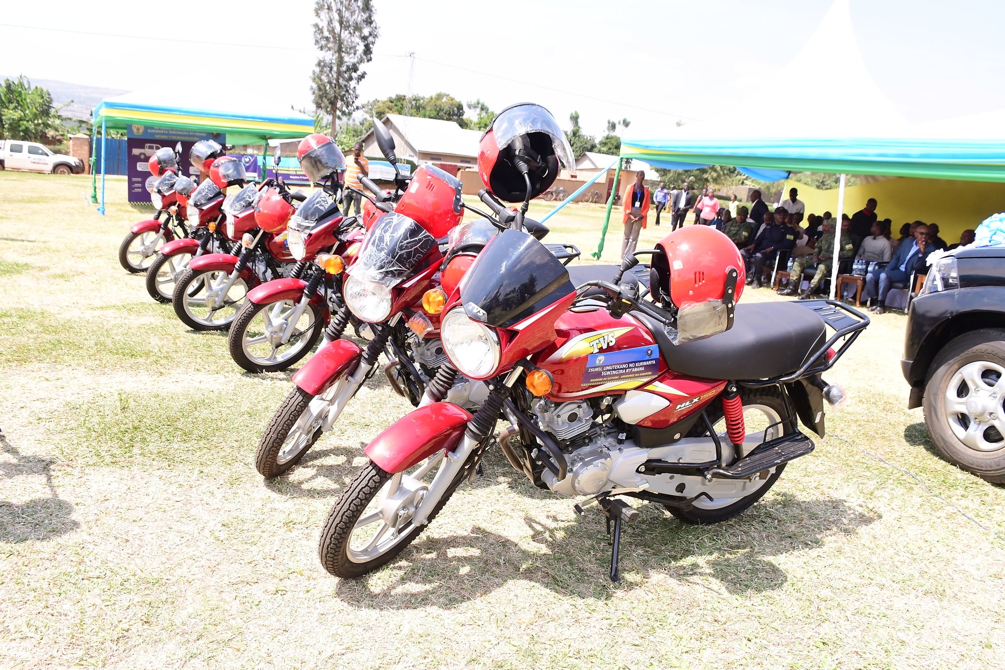 Imirenge itandatu yabaye iya mbere mu turere yahawe moto buri imwe ifite agaciro ka miliyoni 1,7 Frw