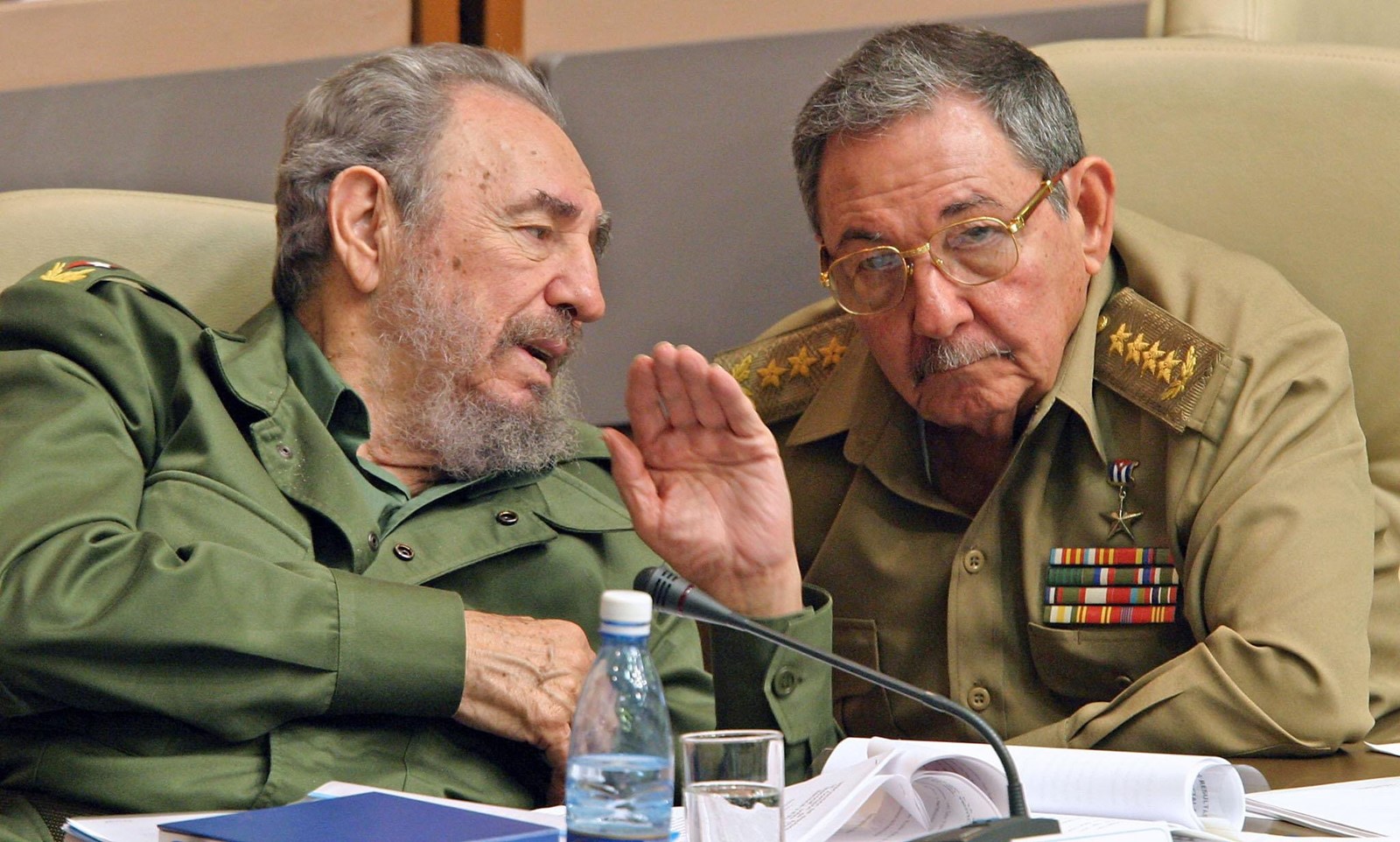 Raúl na Fidel Caestro bayoboye Cuba mu myaka irenga 60, abaperezida 12 ba Amerika babaca mu maso